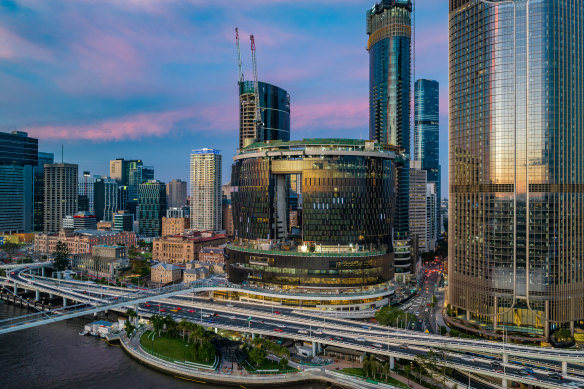 The first stage of the Queen’s Wharf precinct opened in August, but there are still more restaurants, bars, two hotels and a retail precinct to come. 