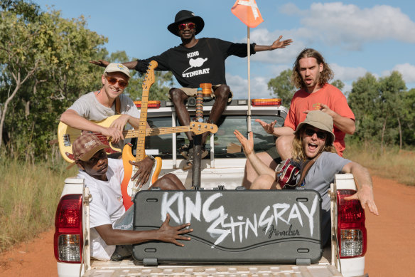 Descended from greatness: Indigenous Australian rockers King Stingray.