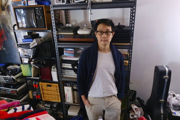 Chris Sim, a doctor during the day, picks through hard rubbish for up to 20 hours a week as a hobby and can make up to $5000 a month selling computer parts.