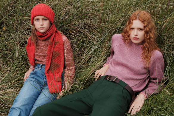 The fully-traceable Victoria Beckham x The Woolmark Company capsule collection features knitwear for women and children.