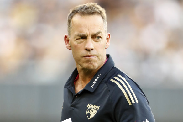 Hawthorn coach Alastair Clarkson.