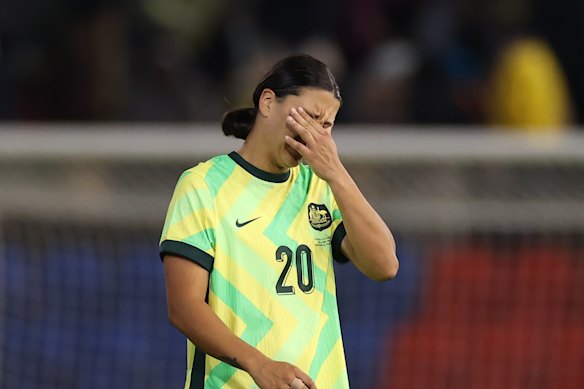 Sam Kerr rues what might have been.
