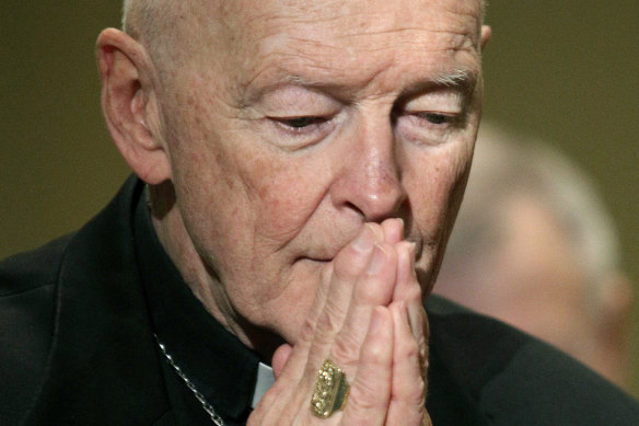 Then-cardinal Theodore McCarrick, pictured in 2011.