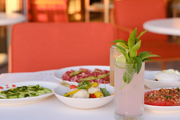 The menu at Sunsets has raised the culinary bar on the island.