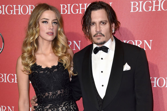 Amber Heard and Johnny Depp in 2016.