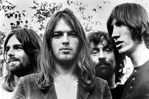 Pink Floyd in 1973, the year they released The Dark Side of the Moon.