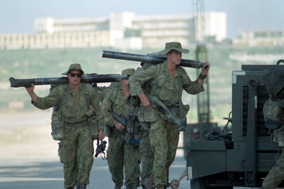 Australian soldiers in Somalia