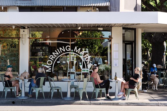 Outside Morning Market’s Prahran outpost.