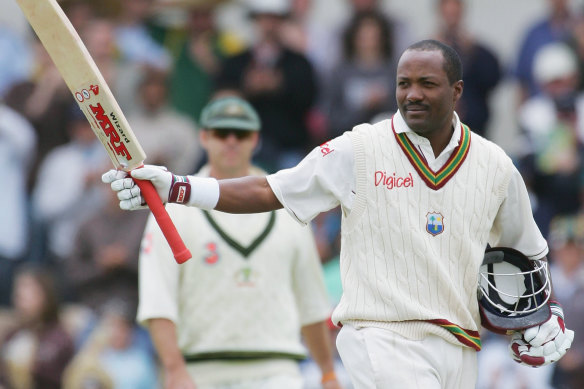 Brian Lara made a double century in Adelaide during the West Indies’ tour of Australia in 2005.