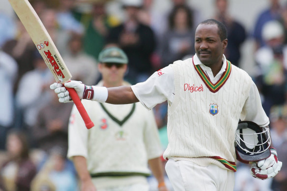 Brian Lara made a double century in Adelaide during the West Indies’ tour of Australia in 2005.