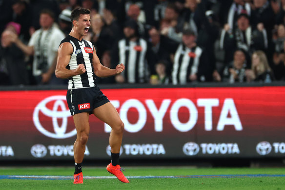 Nick Daicos had his own moment to celebrate.