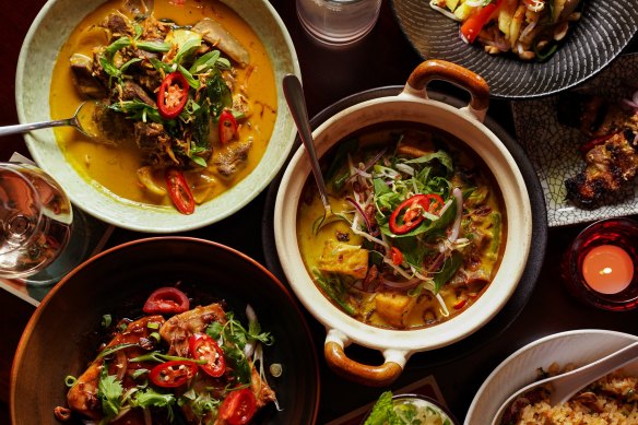The menu is designed to share.