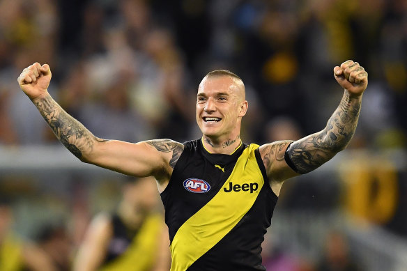A trio of former Richmond greats are predicting big things from Dustin Martin in the decider.