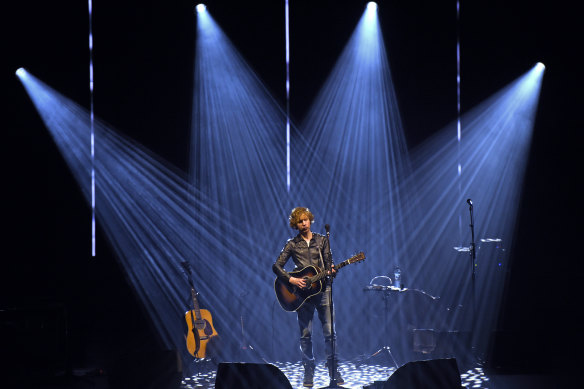 Beck performs at the Palais on April 3.