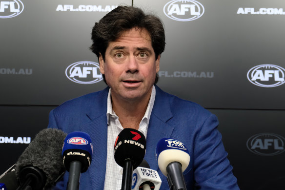 AFL CEO Gillon McLachlan says he knows of gay players in the AFL.