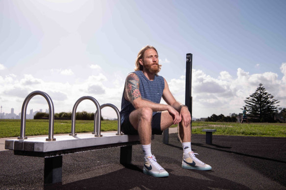 Accepting new limits: COVID has changed Matt Gardener’s ability to exercise. 