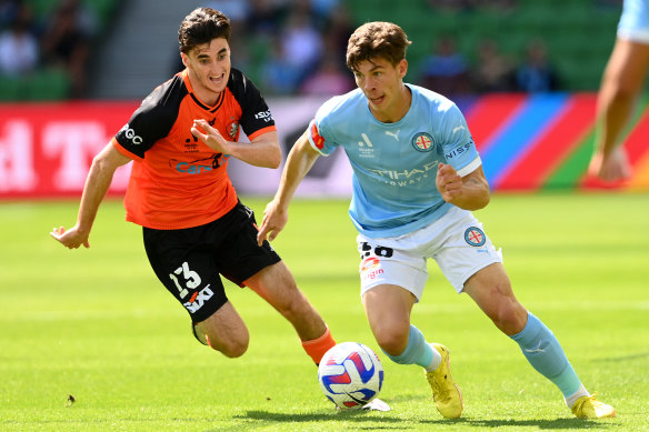 Melbourne City left-back Jordan Bos has impressed Graham Arnold.