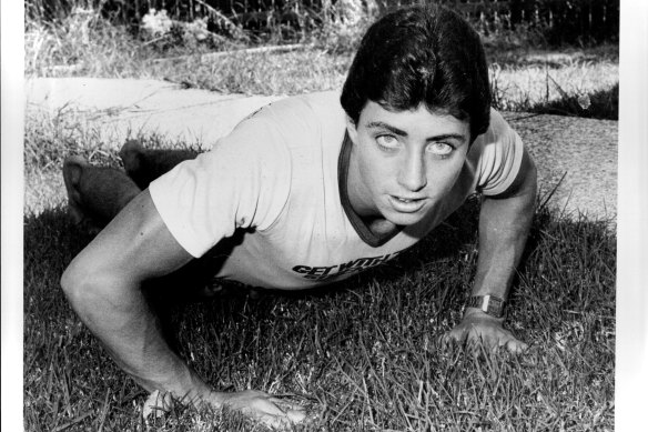 Greg Alexander in 1984, the year he made his first-grade debut for Penrith.