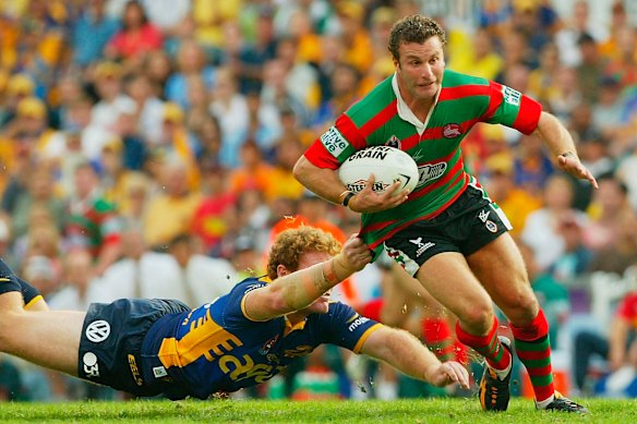 Willie Peters in action for South Sydney.