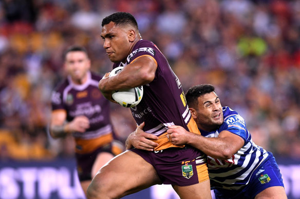 Tevita Pangai jnr in his Broncos days.