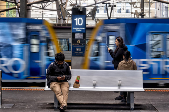 Metro Trains vowed to reduce the number of trains cancelled and delayed under the new MR4 contract, spanning 2017 to 2024.