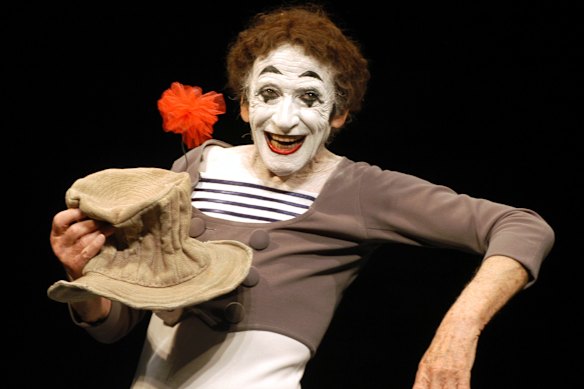Now I start every morning looking like Marcel Marceau.