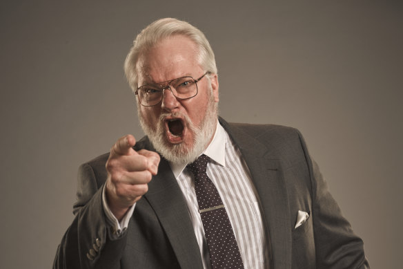 William McInnes as newsroom boss Lindsay Cunningham in the ABC TV drama series The Newsreader.