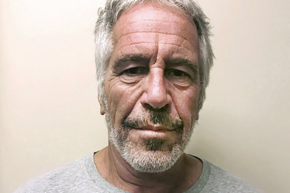 Jeffrey Epstein’s sex offender registry photo.