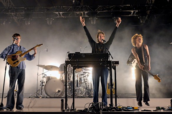 The band seemed to have as much fun as their energetic audience. 