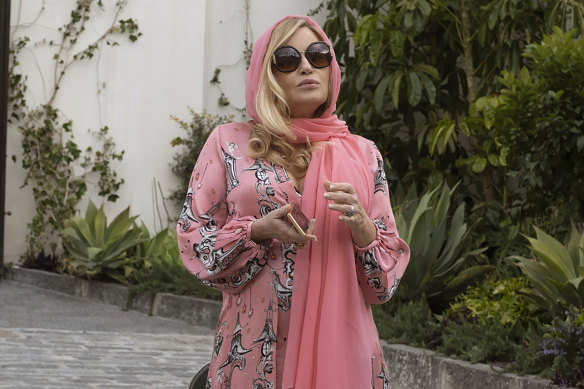 Foxtel secured extended HBO rights this year. Jennifer Coolidge appears in a scene from The White Lotus.