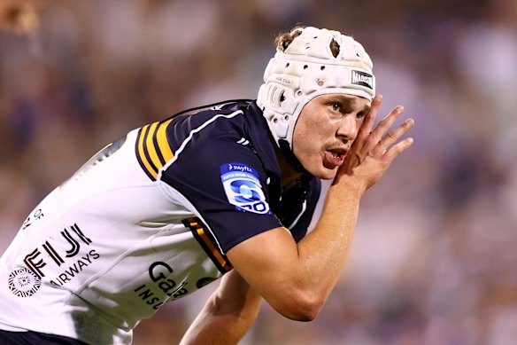 Dan McKellar has urged caution with in-form Brumbies playmaker Declan Meredith