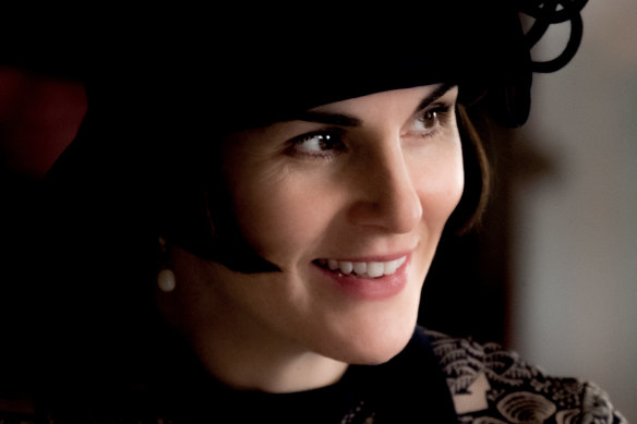 Michelle Dockery returns as Lady Mary Talbot, sporting an angular bob that made the most of the fashions.