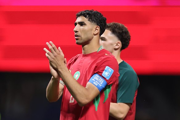 Morocco’s Achraf Hakimi.
