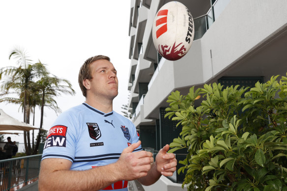 Jake Trbojevic had mixed emotions about returning to NSW camp.