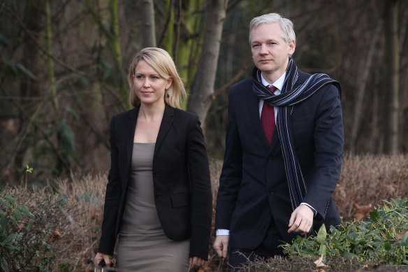 Robinson, pictured with Assange in 2011, calls the Australian government’s lack of action to free him “a shame on our country”.