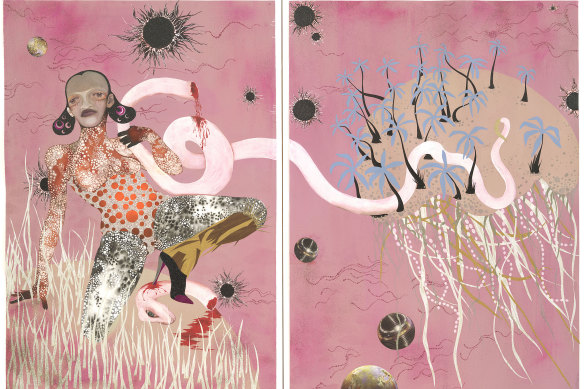 Yo Mama by Wangechi Mutu.