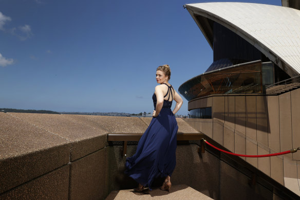 Soprano Siobhan Stagg at the Sydney Opera House.