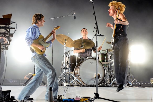 It’s hard to stand still at a Parcels show. 