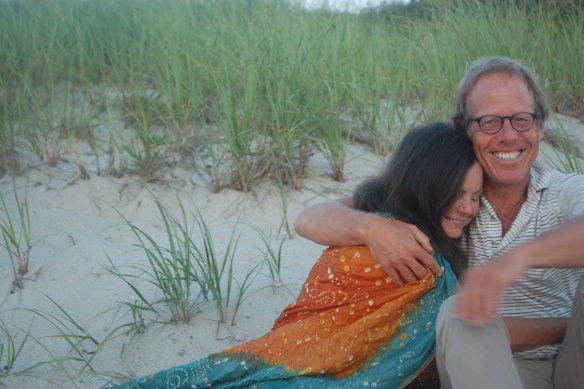 Geraldine Brooks with her husband Tony Horwitz on Martha’s Vineyard.