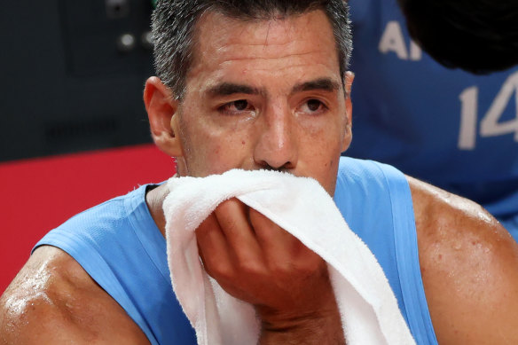 The standing ovation was an emotional moment for Luis Scola.