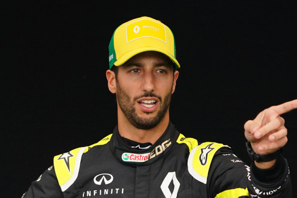 Daniel Ricciardo, who is reported to earn almost $40 million annually with Renault, was due to begin contract negotiations this year.