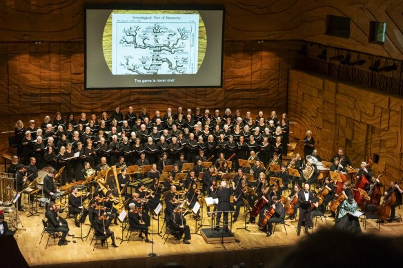 The Heidelberg Choral Society and Orchestra traverse the origins of the universe at Melbourne Recital Centre.