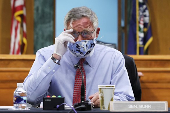 Senator Richard Burr during a hearing in Washington this week.