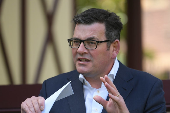 Victorian Premier Daniel Andrews.