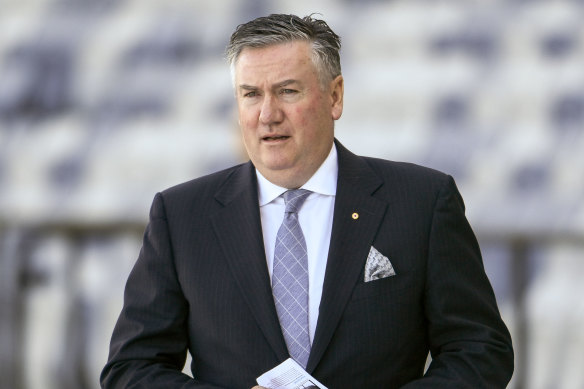 Former Collingwood president Eddie McGuire.