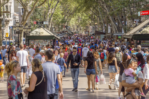 As more Brisbane CBD streets become pedestrianised, could sections of the city resemble people-focused hubs like Barcelona’s Las Ramblas in the future?