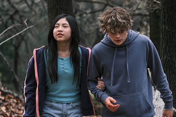 Sora Wong and Billy Barratt in Bring Her Back.