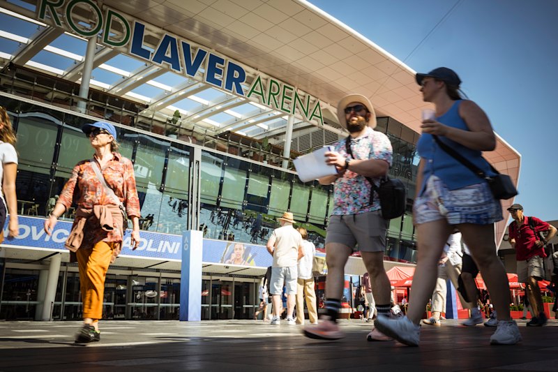 Hotel occupancy has been boosted by major sporting and cultural events including the Australian Open in Melbourne.