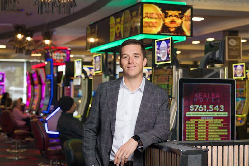 Tom Francis, who runs the family’s pub portfolio, at the Kealba Hotel in Melbourne.