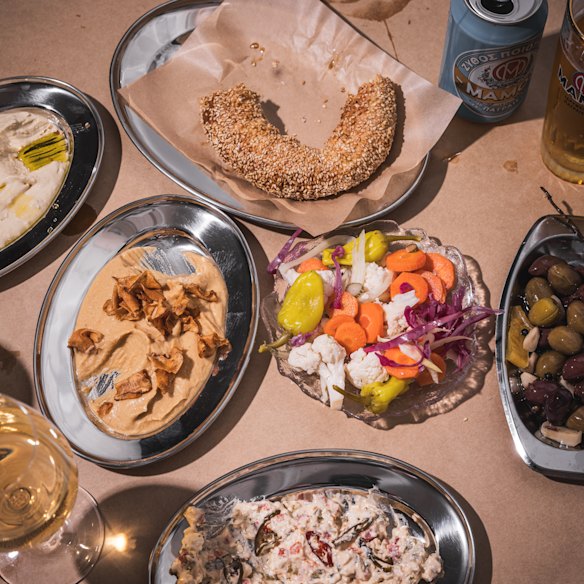 Greek plates with panache at Homer Rogue Taverna.